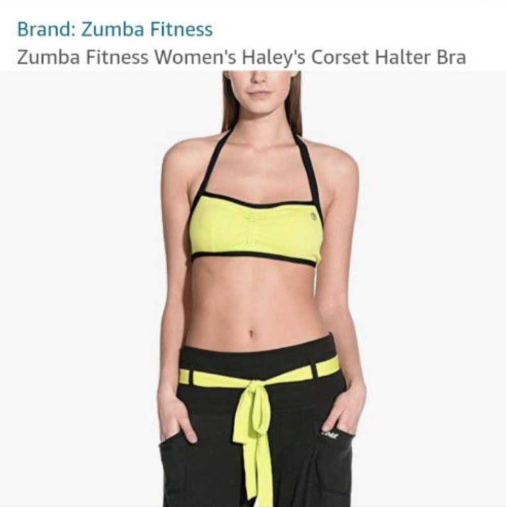 Zumba "haley corset halter" bra